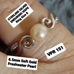 STERLING SILVER ENDURING HOPE RING SIZE 8